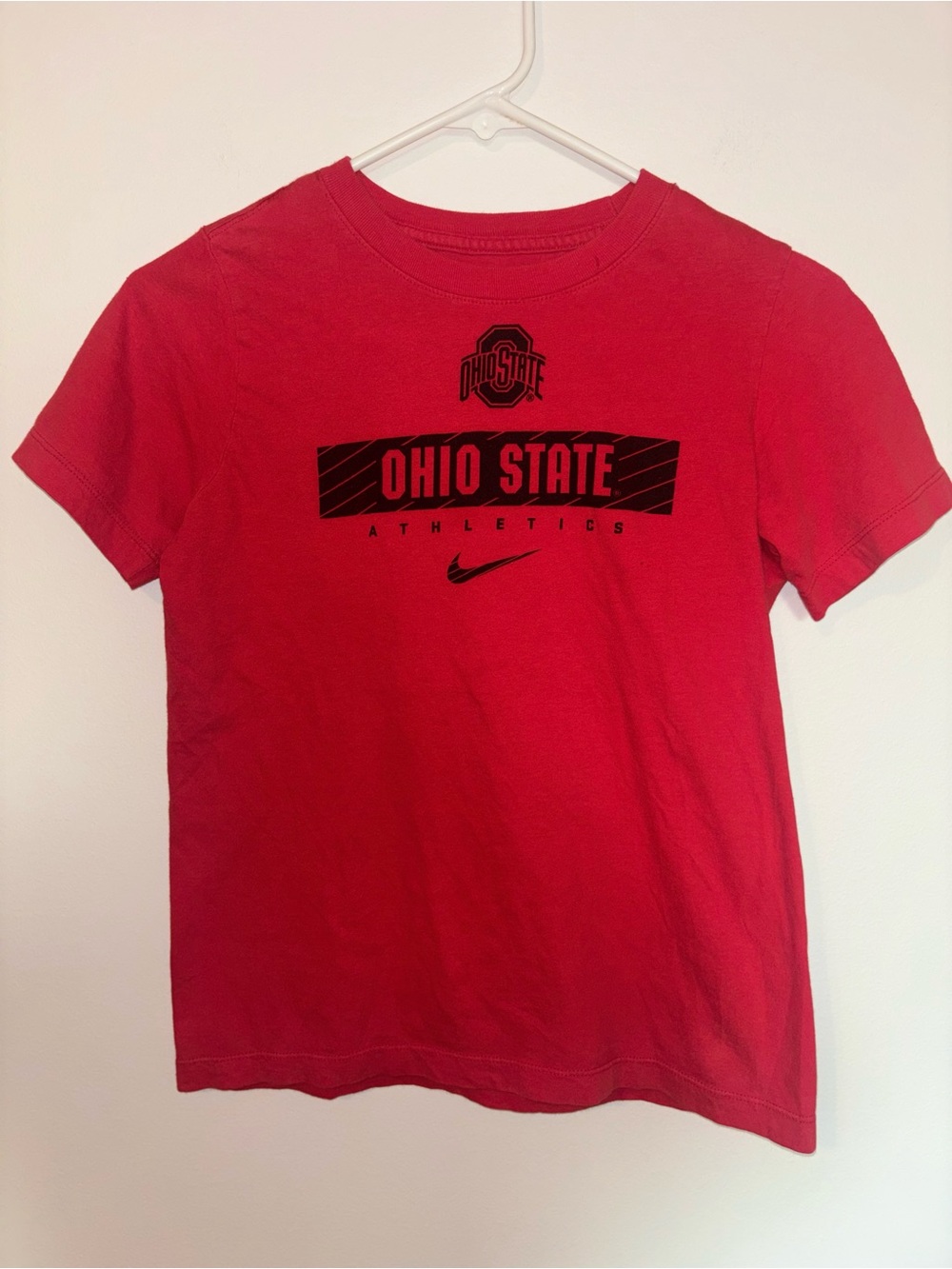 Nike Red Ohio State Athletics Short Sleeve Tee